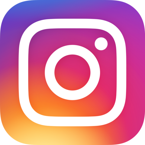 instagram logo on footer